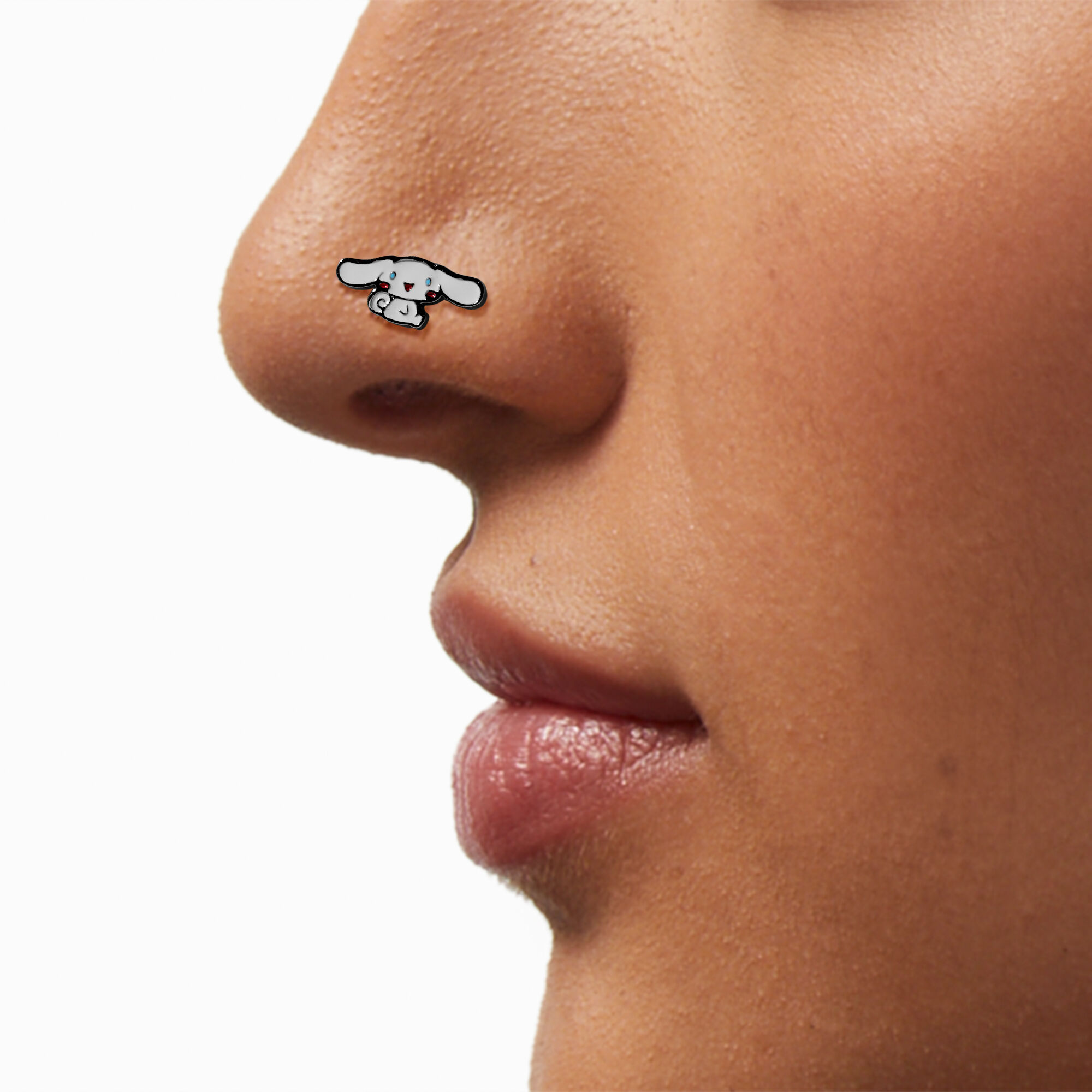 Cinnamoroll Stainless Steel Enamel 20G Nose Stud Claire s