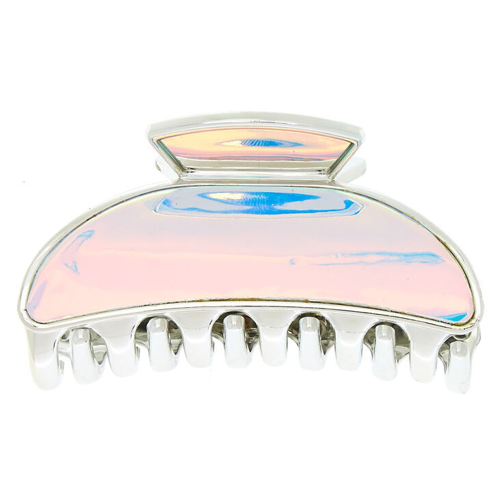 Holographic Hair Claw - Silver,