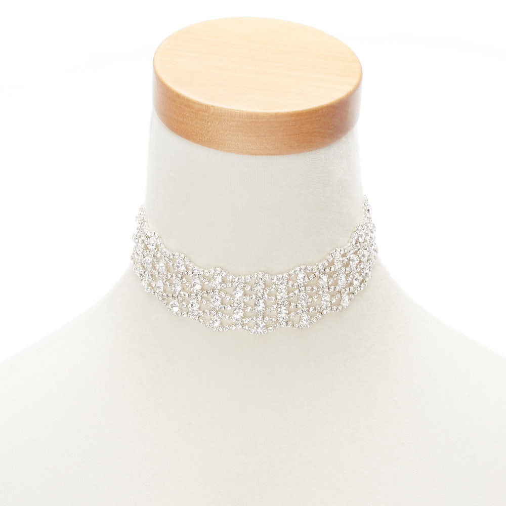 rhinestone choker