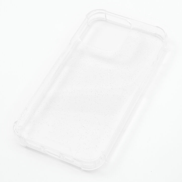 Coque de protection pour portable transparente &agrave; paillettes - Compatible avec iPhone&reg;&nbsp;13&nbsp;Pro,