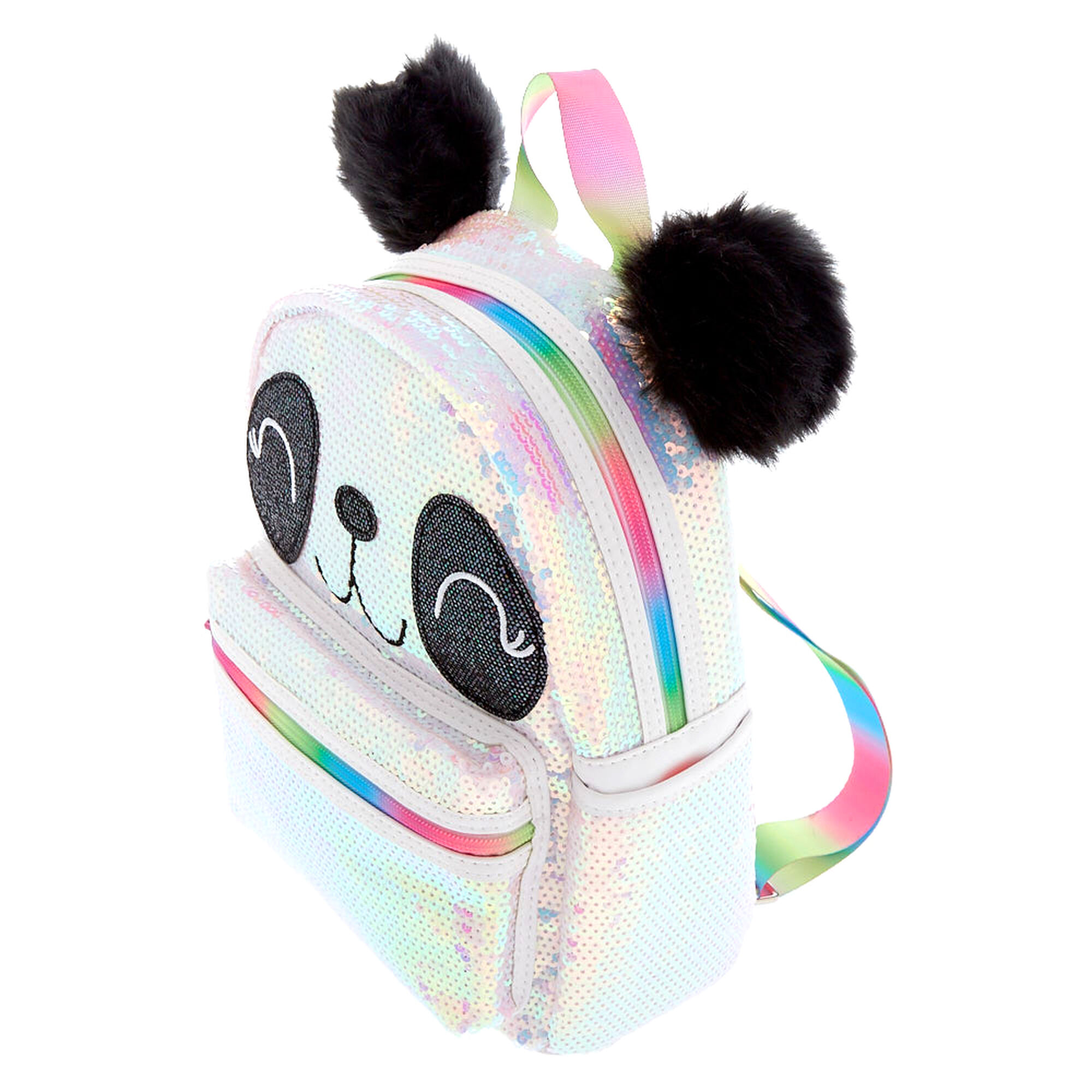 Panda Face Sequin Backpack Claire S Panda Face Sequin Backpack