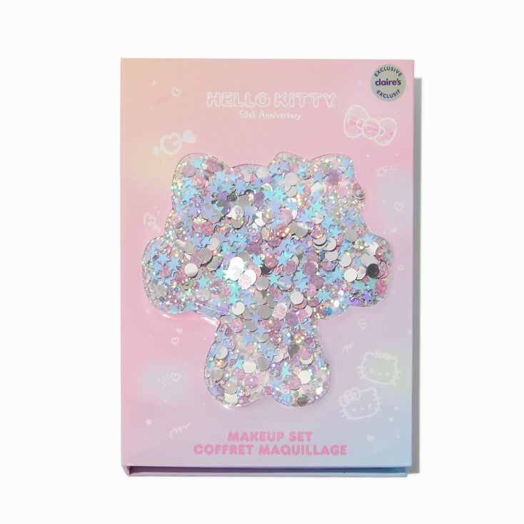 Palette compacte de maquillage holographique en exclusivit&eacute; chez Claire&rsquo;s Hello Kitty&reg; 50e anniversaire,