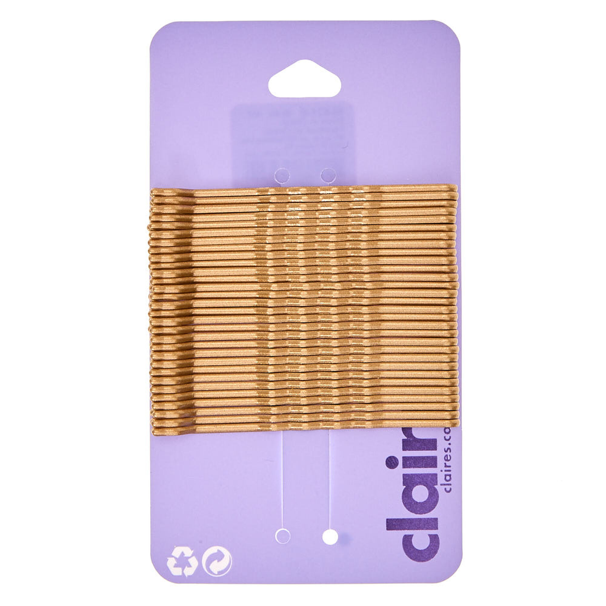 View Claires Large Blonde Bobby Pins 30 Pack information