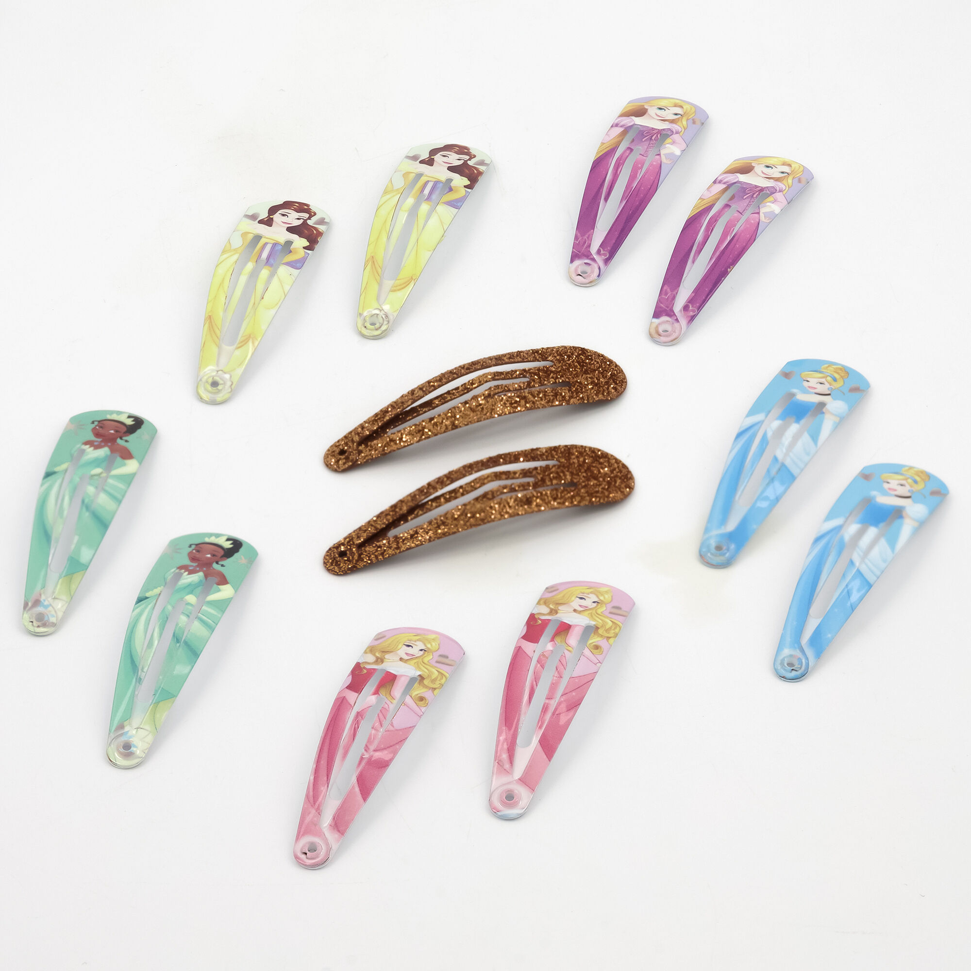 ©Disney Princess Snap Hair Clips - 12 Pack,