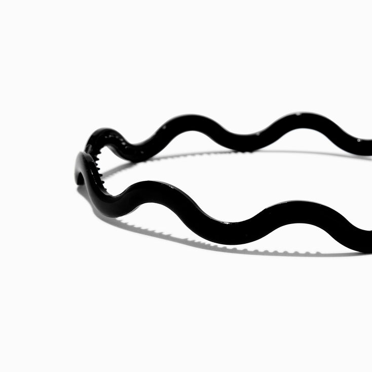 Black &amp; White Zigzag Headbands - 3 Pack,