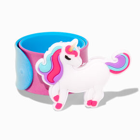 Ombre Rainbow Unicorn Slap Bracelet,