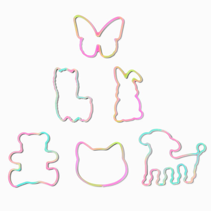 Cute Critters Stretchy Bands Bracelets - 12 Pack,