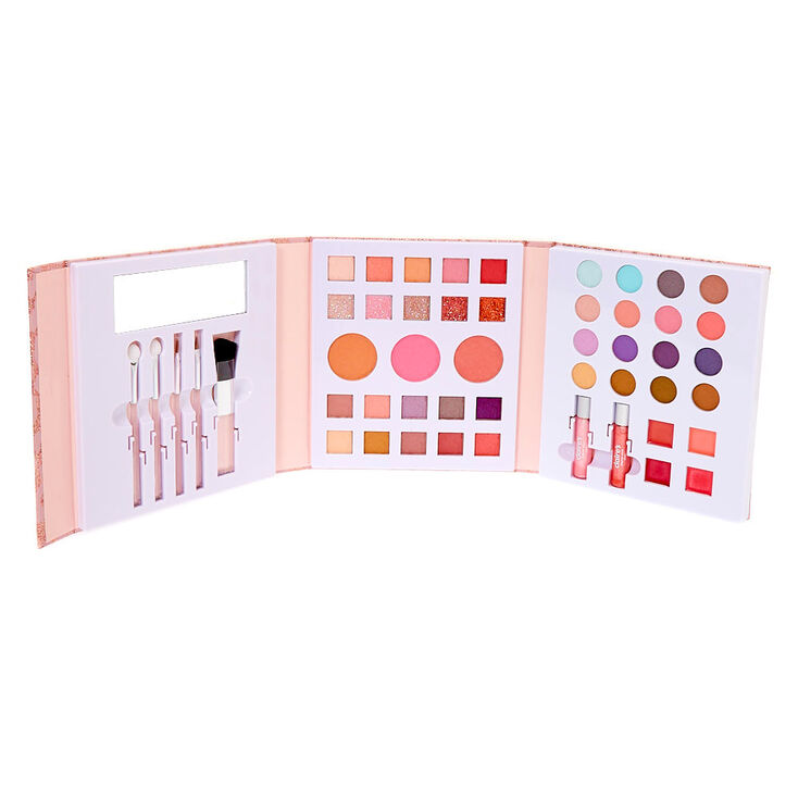 Pink Glitter Leopard 48 Piece Makeup Set,