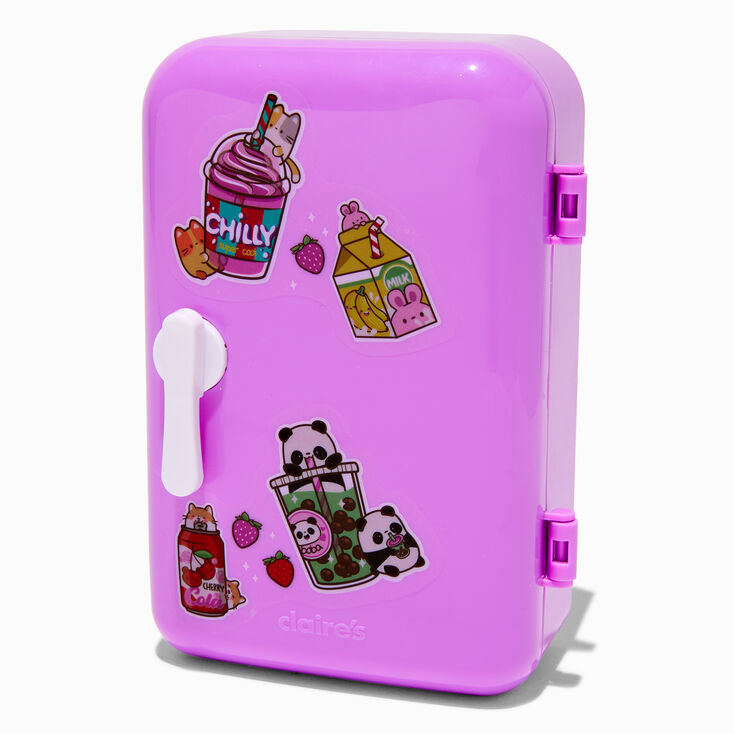 Critter Drinks Purple Iridescent Fridge Lip Balm Set - 4 Pack,