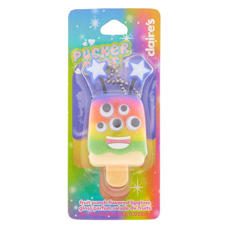 Pucker Pops 5 Eye Rainbow Monster Lip Gloss - Fruit Punch,