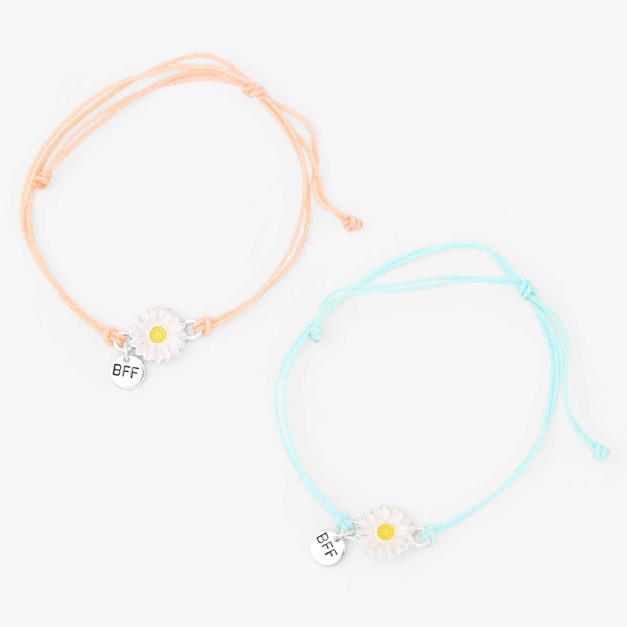 Best Friends Daisy Adjustable Bracelets 2 Pack Claire s US