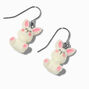 Fuzzy Bunny Drop Earrings,