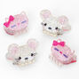 Barrettes &agrave; cheveux &agrave; paillettes chat et souris Claire&#39;s&nbsp;Club - Lot de 4,