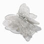 Silver Glitter Butterfly Hair Claw,