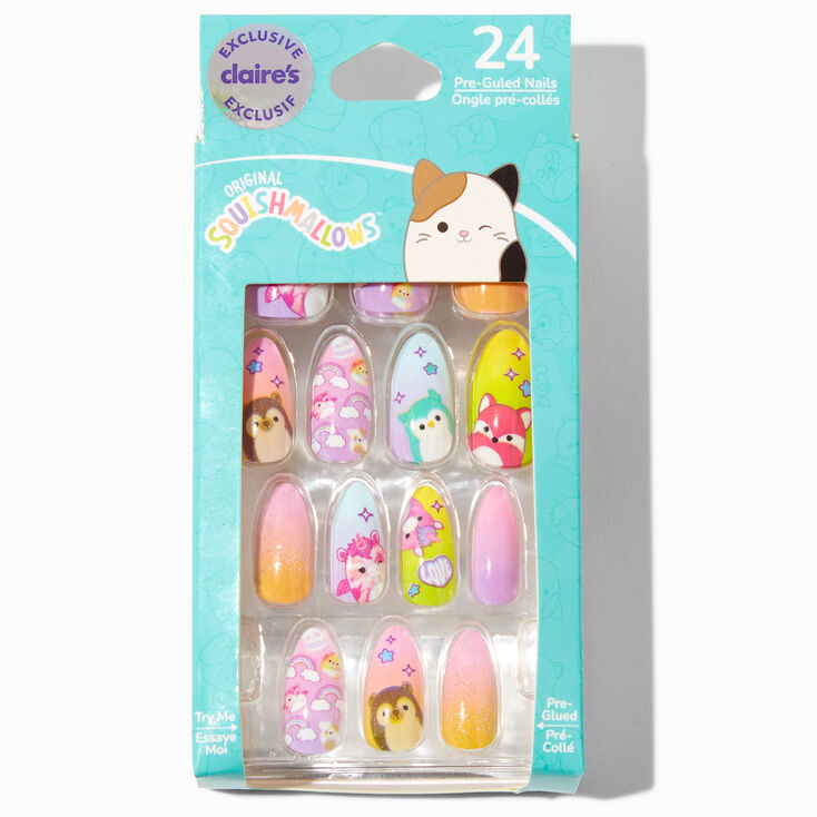 Squishmallows&trade; Claire&#39;s Exclusive Radiant Stiletto Press On Faux Nail Set - 24 Pack,