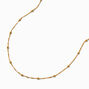 C LUXE by Claire&#39;s 18k Yellow Gold Plated Station Twisted Chain Necklace,