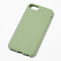Solid Sage Green Silicone Phone Case - Fits iPhone&reg; 6/7/8 SE,
