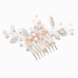 Blush  Pearl Flower Hair Comb,