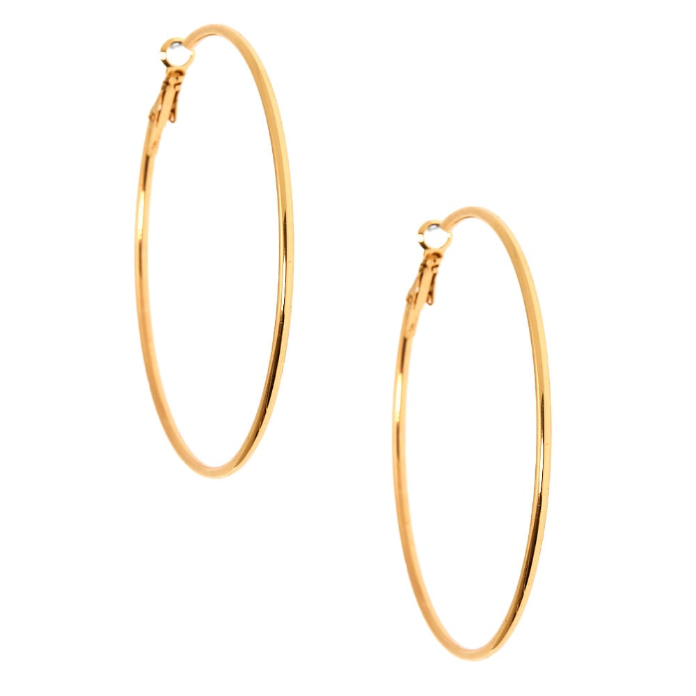 Gold 70MM Hoop Earrings,