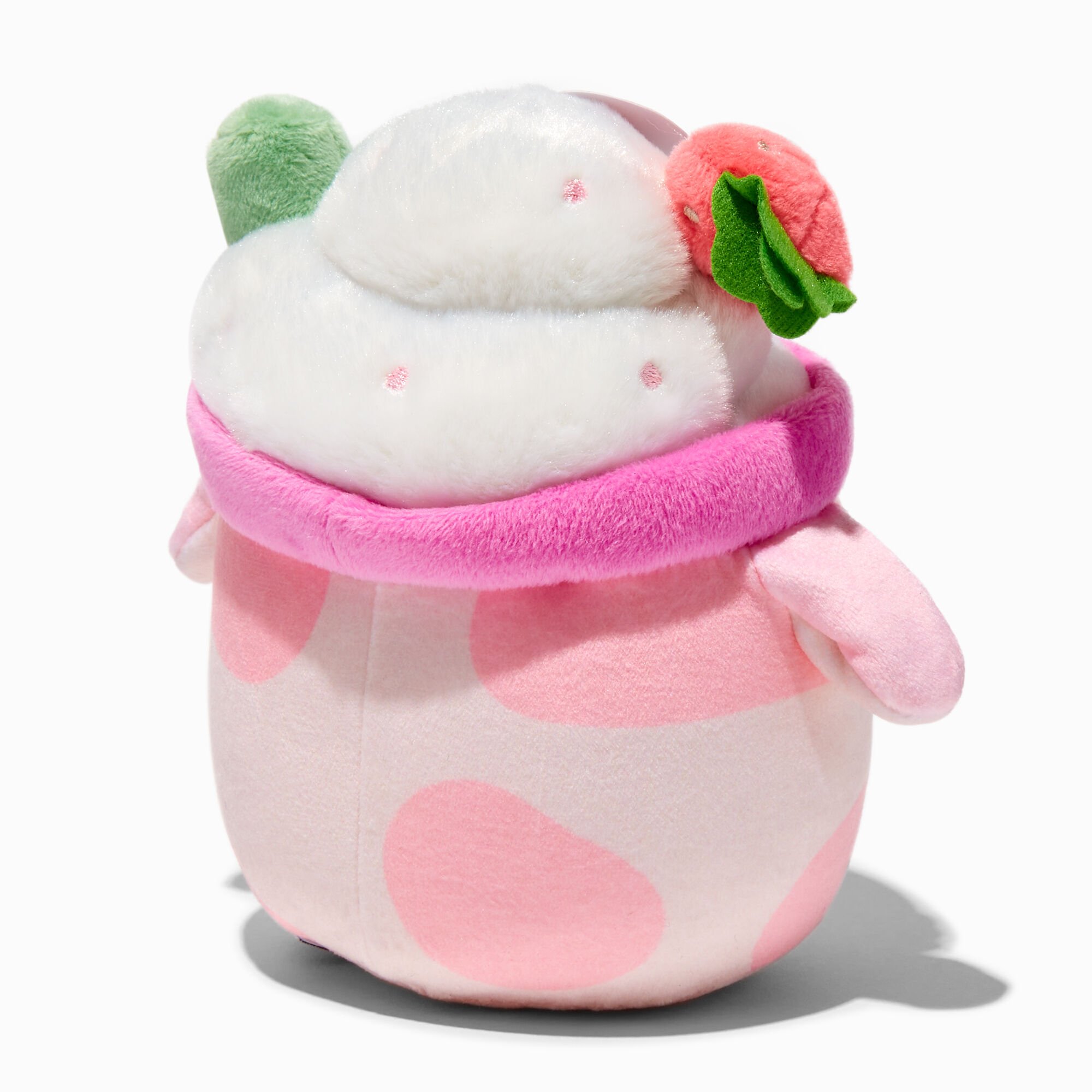 #Plush Goals by Cuddle Barn® 7'' Strawberry Mooshake Soft Toy,
