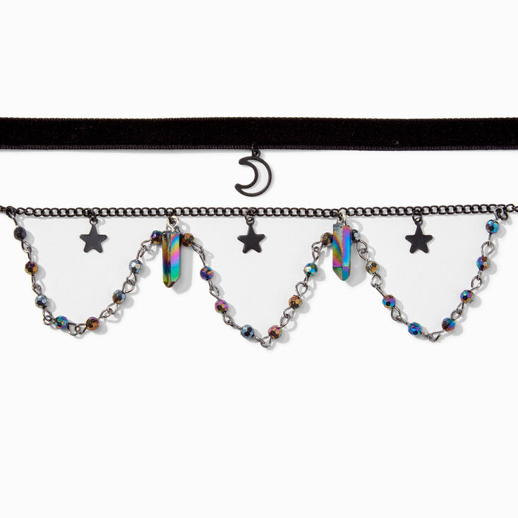 Mystical Moon &amp; Stars Choker Necklaces &#40;2 Pack&#41;,