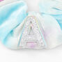 Medium Initial Ombr&eacute; Hair Scrunchie - A,