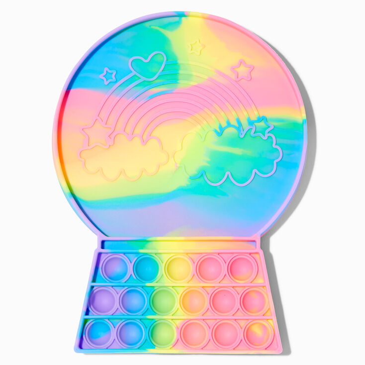 Rainbow Snowglobe 8&#39;&#39; Shaker Fidget Toy,