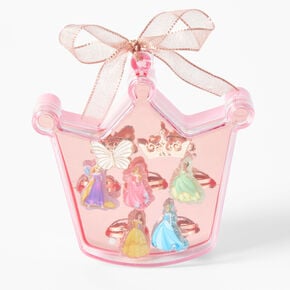 &copy;Disney Princess Crown Box Ring Set - 7 Pack,