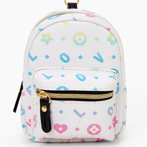 Status Icons Mini Backpack Keychain,