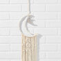 Crescent Moon Macrame Art Wall Hanging,