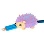 Prot&egrave;ge-c&acirc;ble petit animal h&eacute;risson violet,