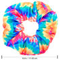 Medium Neon Tie Dye Hair Scrunchie,