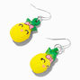1&quot; Penelope the Pineapple Squish Drop Earrings - Yellow,