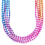 Ombre Rainbow Beaded Necklaces - 5 Pack,