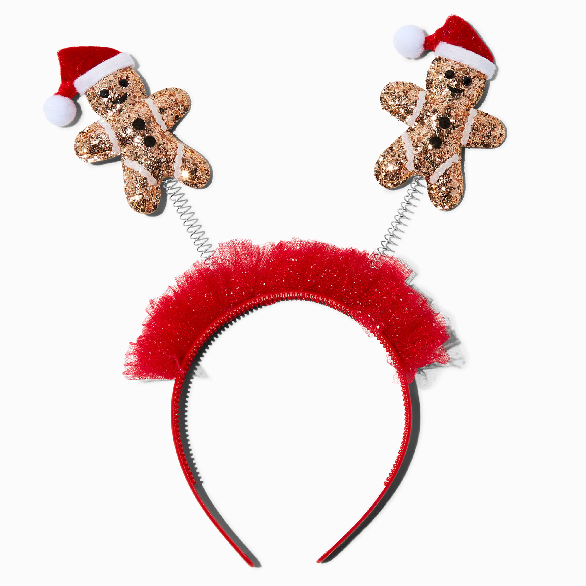 View Claires Sequin Gingerbread Bopper Headband information