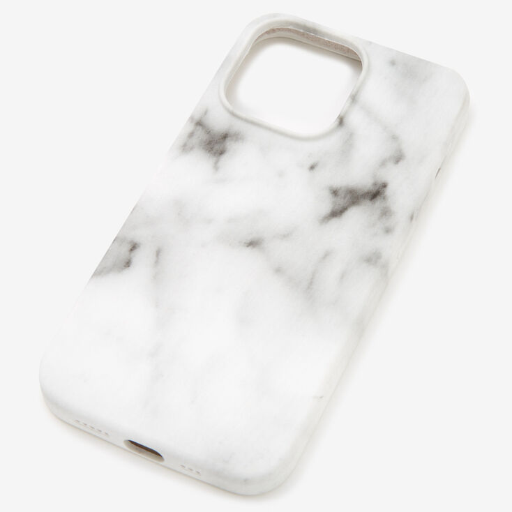 White Marble Phone Case - Fits iPhone&reg; 13 Pro,