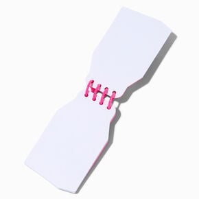 Porte-cl&eacute;s mini journal intime carton de lait fraise,