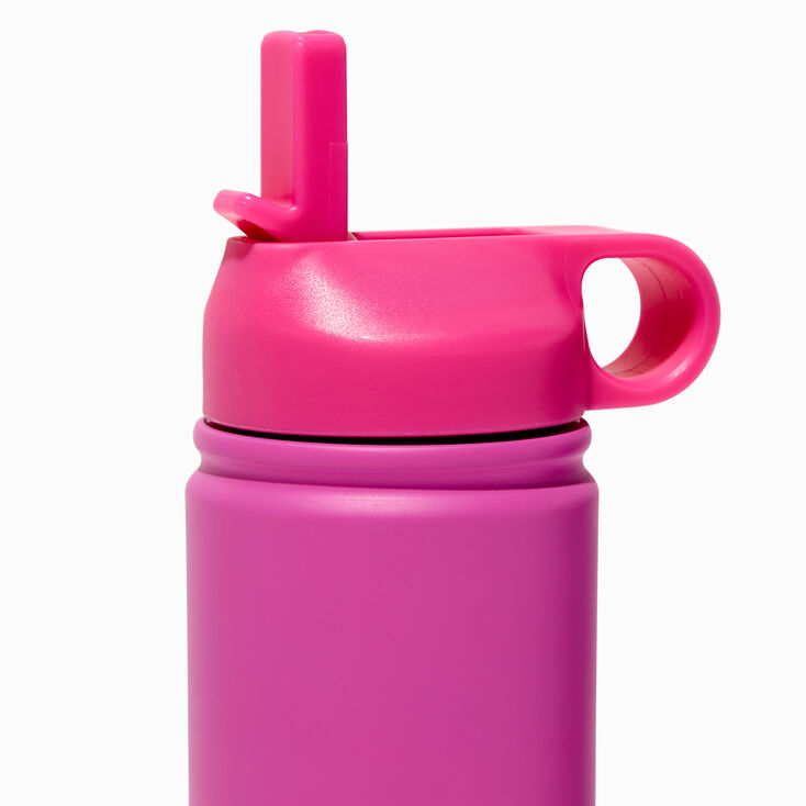 Varsity Initial Stainless Steel Water Bottle - E,