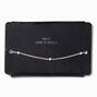 C LUXE by Claire&#39;s Sterling Silver Beaded Anklet,