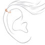 Sterling Silver 22G Knot Cartilage Earrings - 3 Pack,