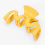 Medium Squiggle Hair Claw - Yellow,