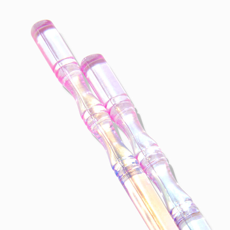 Holographic Hair Sticks - 2 Pack,