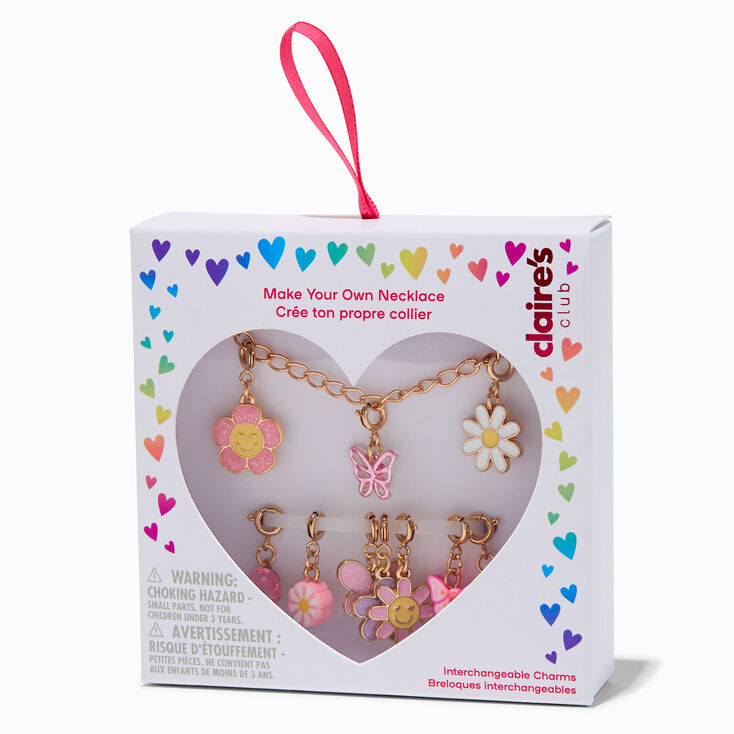 Claire&#39;s Club Make-It-Yourself Spring Garden Necklace Kit,