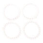 Mini chouchou en spirale transparent,