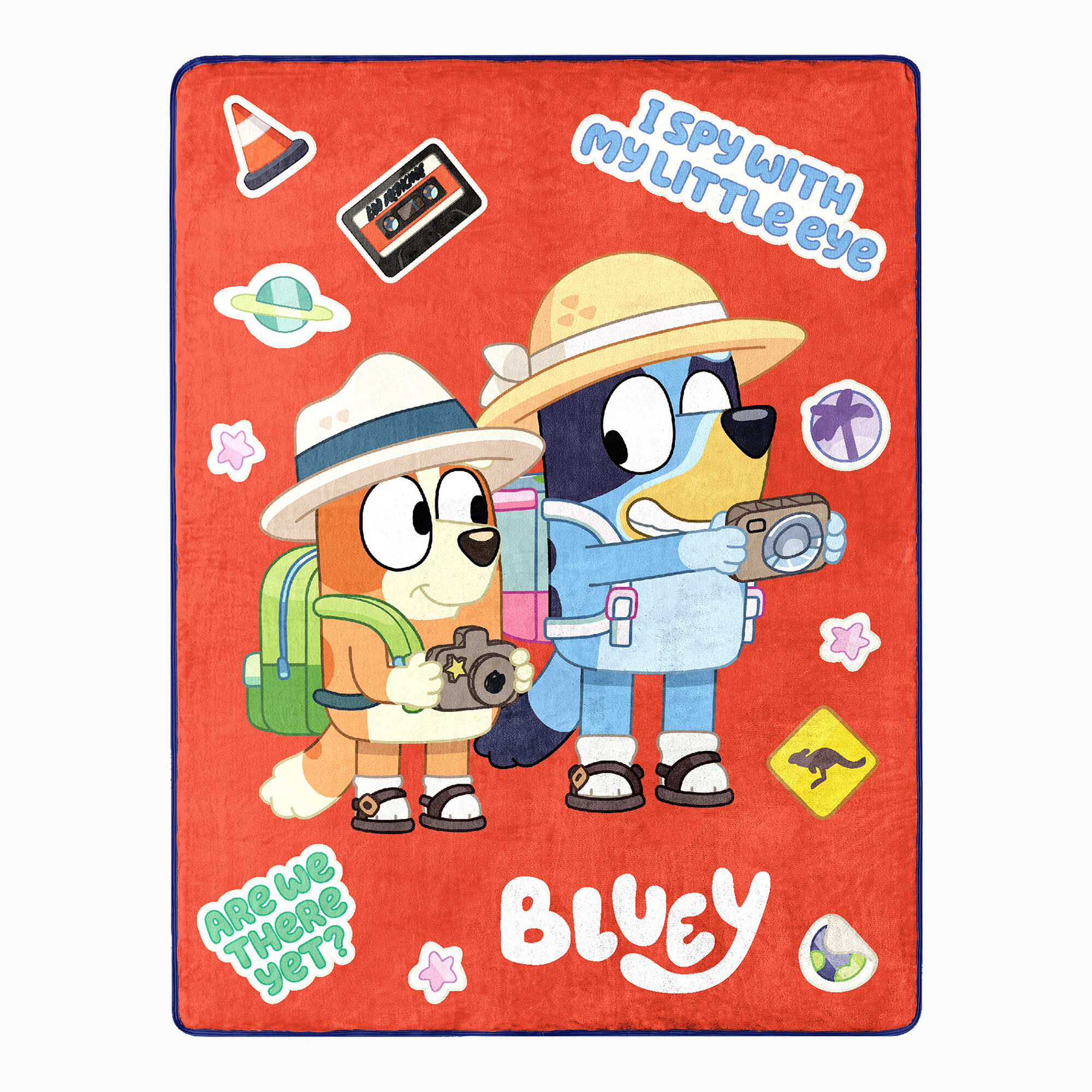 Bluey cartoon blanket discount