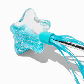 Claire&#39;s Club Water-Filled Blue Star Wand,