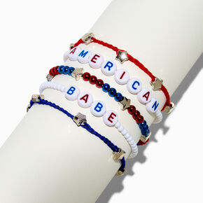 &quot;American Babe&quot; Bracelet Set - 5 Pack ,