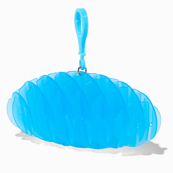 Blue Orbiflex Fidget Toy Keychain,