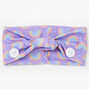 Claire&#39;s Club Rainbow Face Mask Headwrap - Purple,