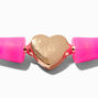 Pink Heart Silicone Bracelet,